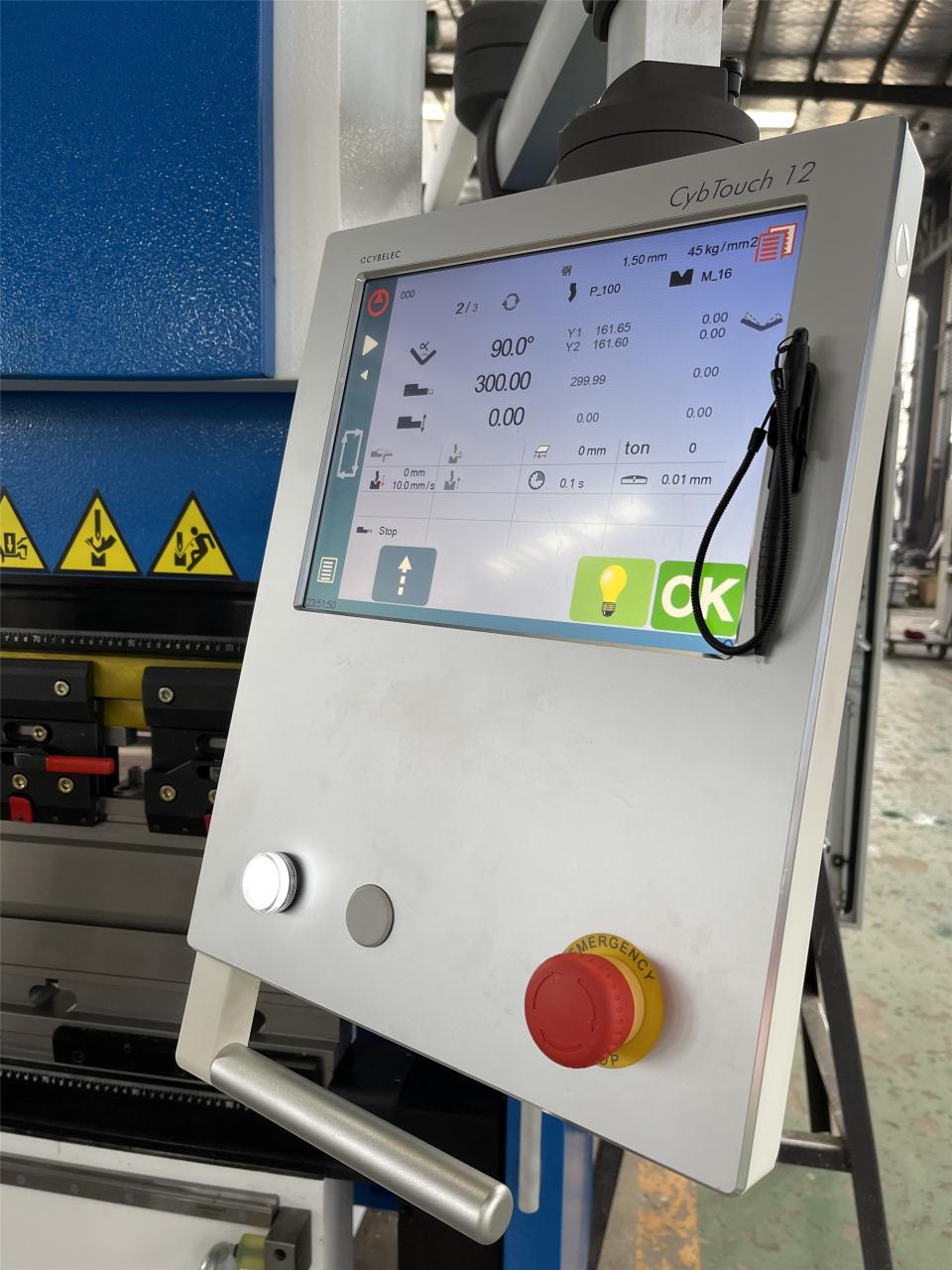 160t-4000 4-sumbu Cnc Mesin Bending Hidrolik Tekan Rem