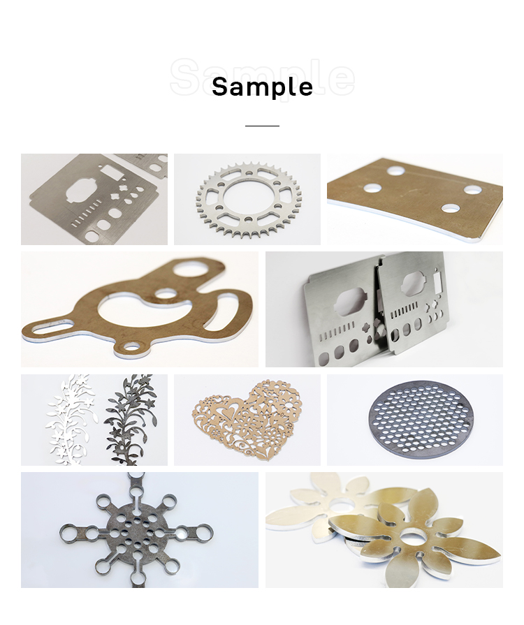 500w Lembaran Logam Harga Murah Mesin Pemotong Laser Serat Dijual