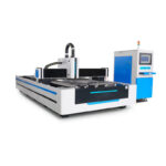 Cina Industri Logam Aluminium 1kw 2kw Lembaran Logam Fiber Laser Cutting Machine