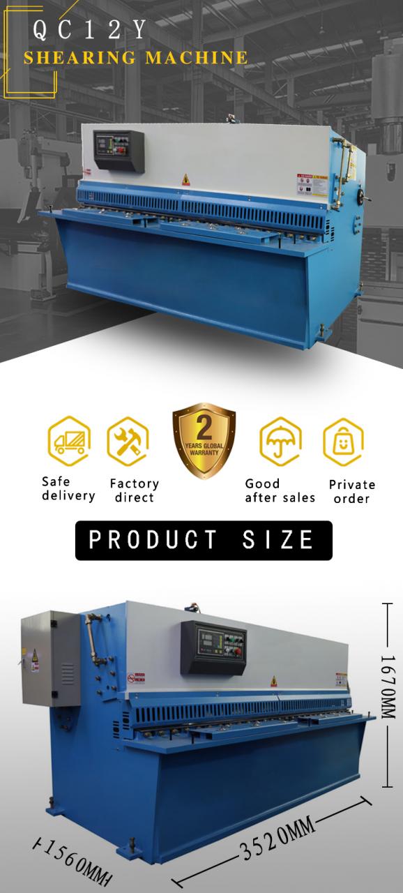 Hydraulic Guillotine Shear Machine Qc12y 8*6000mm Guillotine Industrial Sheet Metal Aluminium Stainless Steel Cutting Shearing M Mesin Geser Guillotine Hidrolik Qc12y 8*6000mm Guillotine Industri Lembaran Logam Aluminium Stainless Steel Pemotongan Geser M