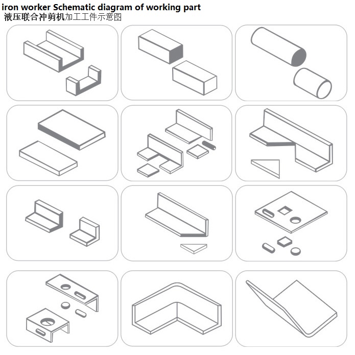 Mesin Geser Dan Meninju Hidrolik Seri Q35y