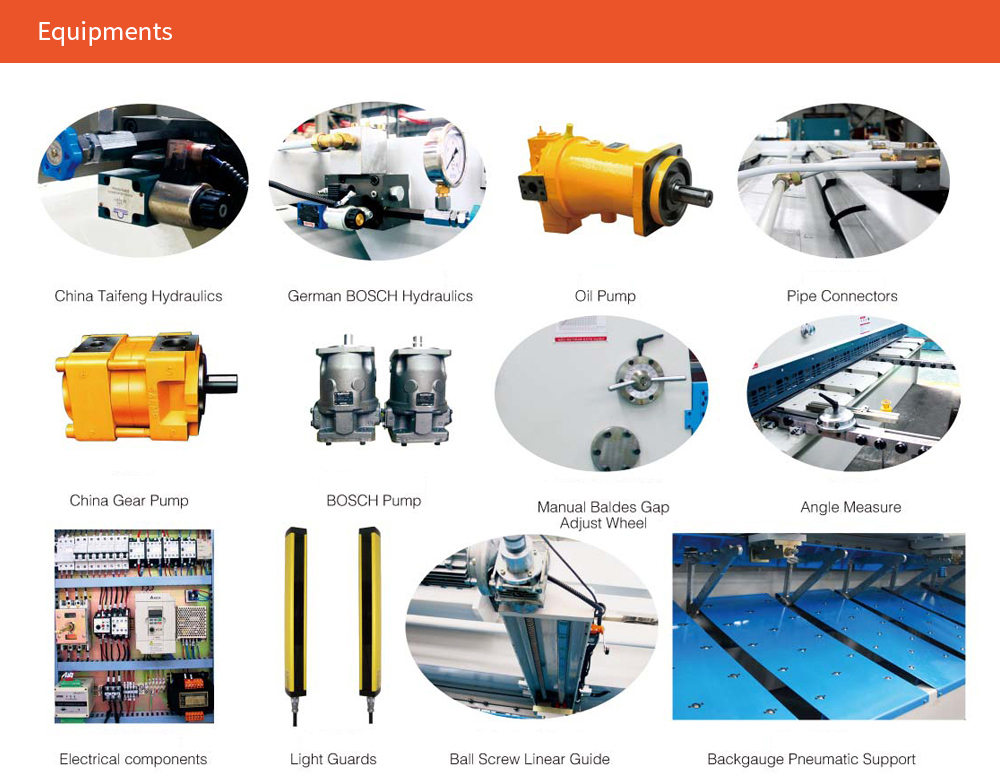 QC11K 10 12 16 mm 3200 4000mm Metal Guillotine Shear CNC Guillotine Shearing Machine QC11K 10 12 16 mm 3200 4000mm Metal Guillotine Shear CNC Guillotine Shearing Machine