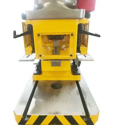 Steel Plate Angle Cutting Punching Notching Machine Hydraulic Ironworker For Sale Steel Plate Angle Cutting Punching Notching Machine Pekerja Besi Hidrolik Dijual